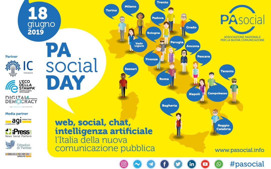 PA Social Day 2019: il 18 giugno in tutta Italia