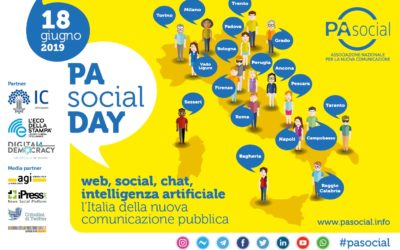 Il 18 giugno torna il PA Social Day l’evento nazionale dedicato alla nuova comunicazione pubblica