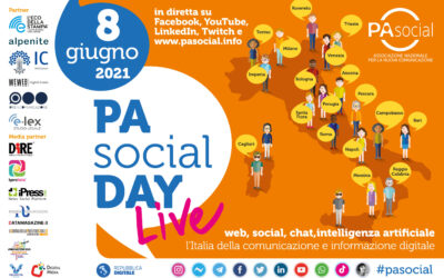 Torna il PA Social Day: l’8 giugno live da tutta Italia la maratona della comunicazione digitale