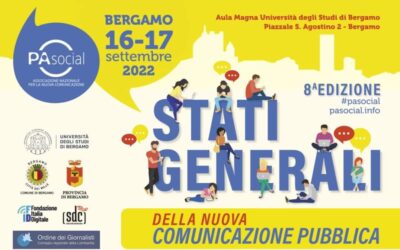 Tutto pronto per gli Stati Generali della nuova comunicazione pubblica: appuntamento a Bergamo il 16 e 17 settembre
