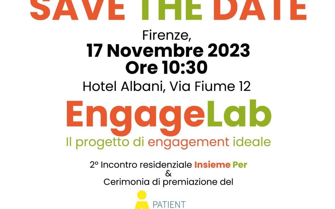 A Firenze la premiazione del Patient Engagement Award